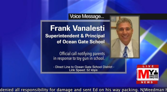 Superintendent of Ocean Gate School District Frank Vanalesti